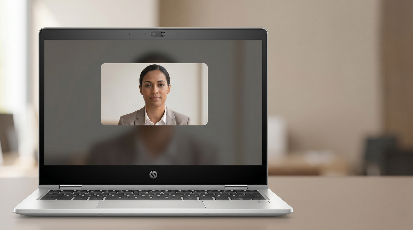 Ready for video calls and remote work.