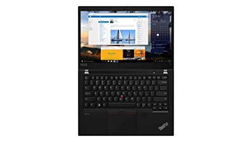 Black ThinkPad laptop on a white background