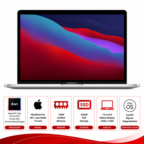 Apple MacBook Pro (2020) M1 Laptop macOS (Refurbished)