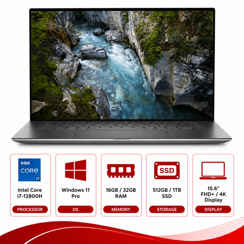 Dell Precision 5570 Intel Core i7-12800H Laptop Windows 11 Pro (Refurbished)