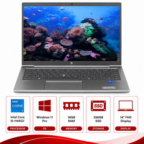 HP ZBook Firefly 14 G8 Intel Core i5-1145G7 Laptop Windows 11 Pro (Refurbished)