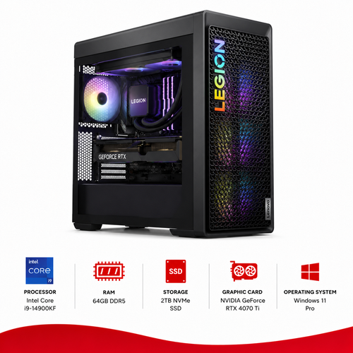 Lenovo Legion T7 Intel Core i9-14900KF Windows 11 Pro (Open Box)
