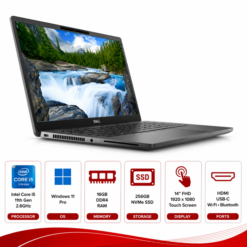Dell Latitude 7420 Intel Core i5-11Th Gen Laptop Windows 11 Pro (Refurbished)