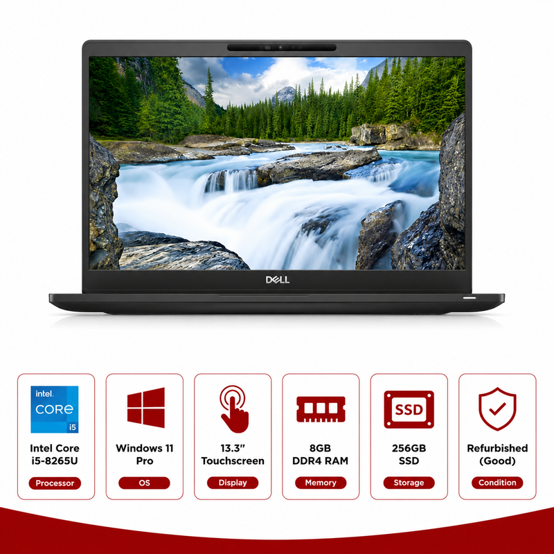 Dell Latitude 7300 Core i5-8565U Touchscreen Laptop (Refurbished)