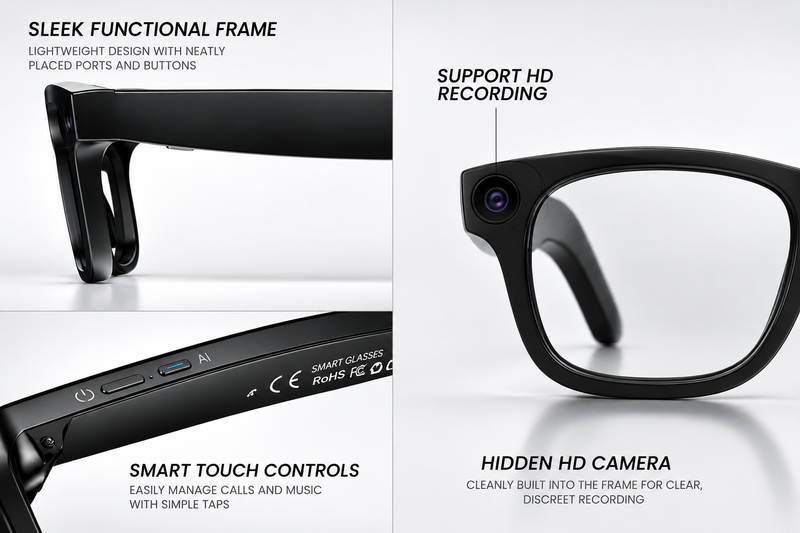 G2 AI Smart Glasses HD Camera