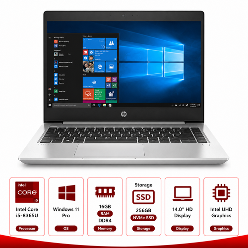 HP ProBook 440 G6 Intel Core i5-8365U Laptop Windows 11 Pro (Refurbished)