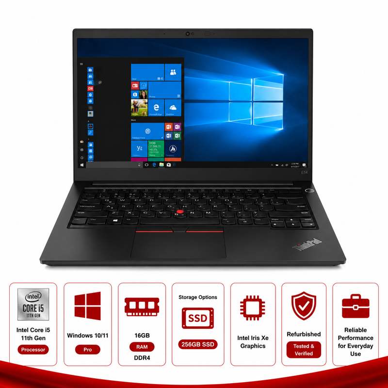Lenovo ThinkPad E14 Gen 2 Intel Core i5-1135G7 (Refurbished)