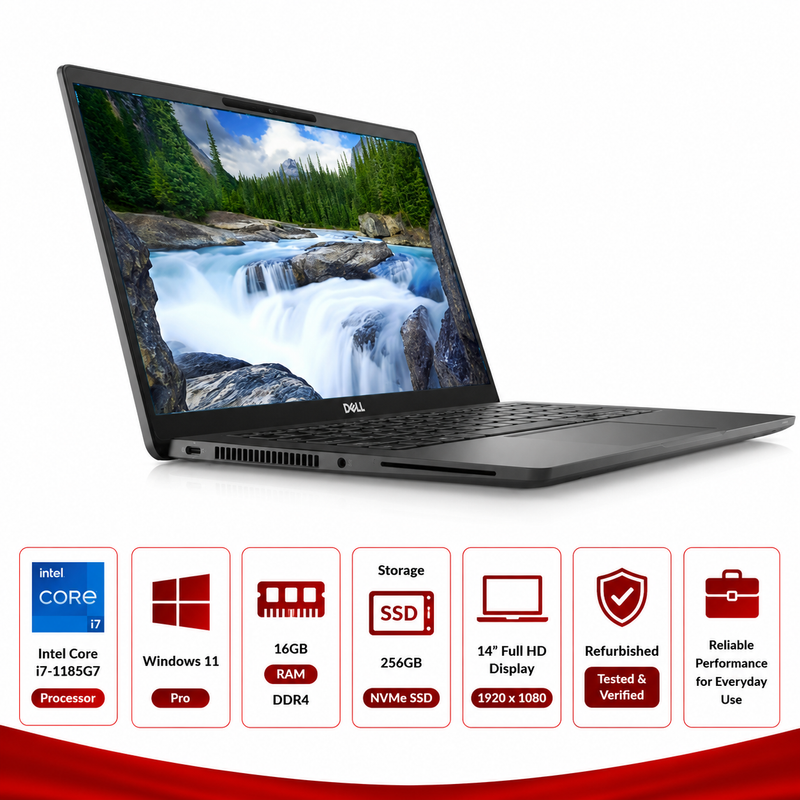Dell Latitude 7420 Intel Core i7-1185G7 Windows 11 Pro Laptop (Refurbished)