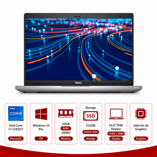 Dell Latitude 5420 Intel Core i7-1185G7 Laptop Windows 11 (Refurbished)