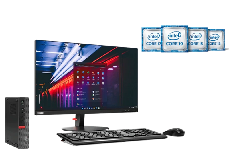 Lenovo ThinkCentre M920q Intel Core i5-8500T Tiny Desktop, 8th Gen Windows 11 Pro (Refurbished)
